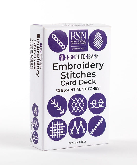 RSN Embroidery Stitches Card Deck
