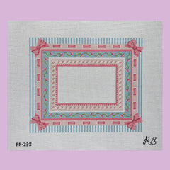 Rachel Barri Frilly Lilly Picture Frame Needlepoint Canvas