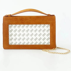 Rachel Barri The Everyday Clutch - Cognac Suede