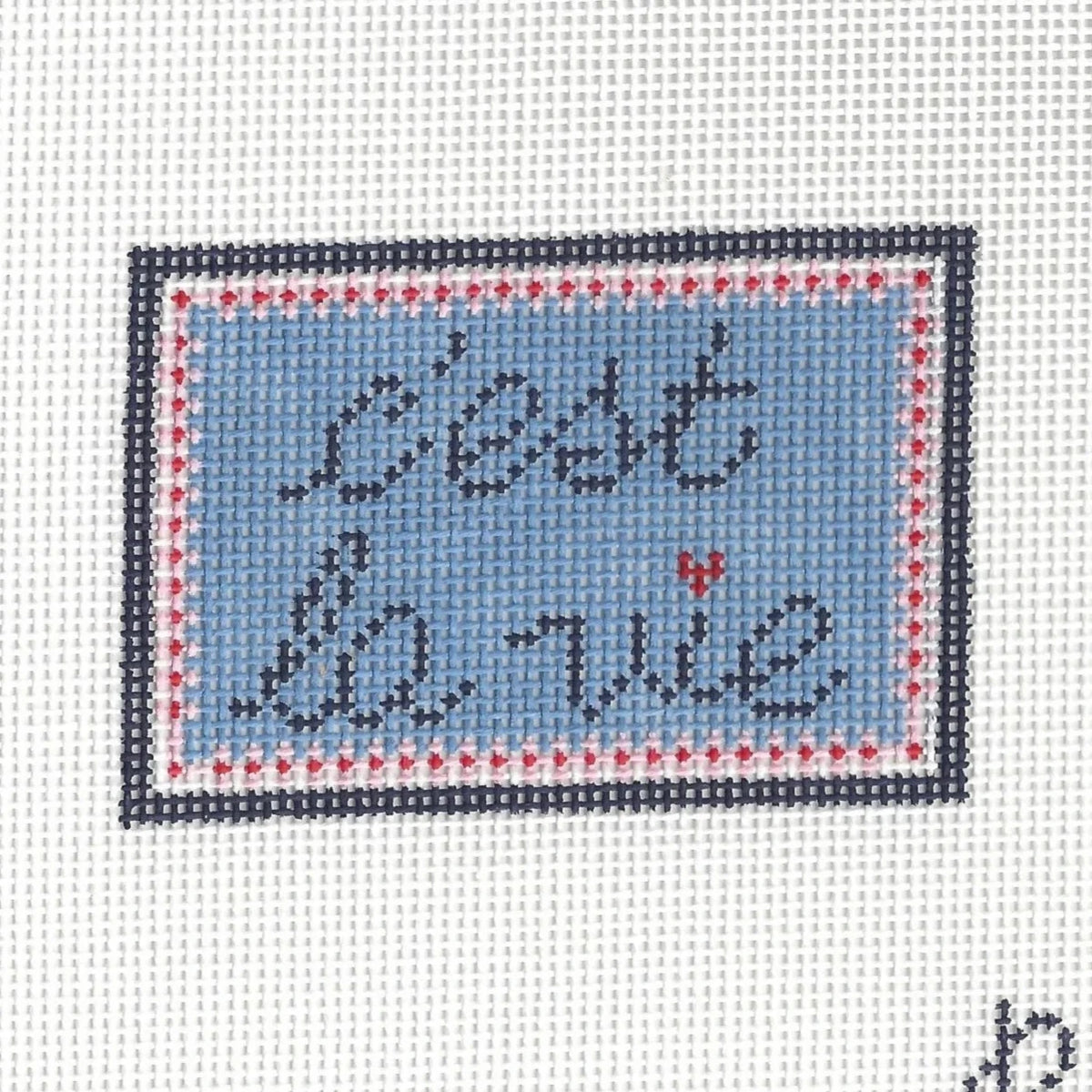 Rachel Barri C'est La Vie Needlepoint Canvas