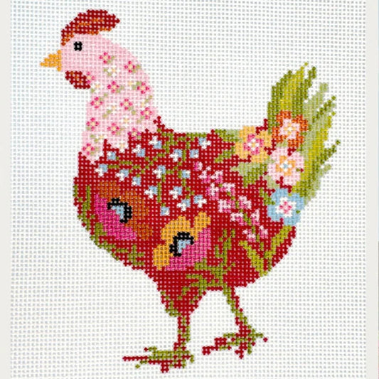 Rachel Barri Coco The Chicken Needlepoint Canvas