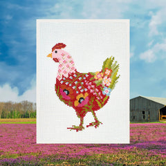 Rachel Barri Coco The Chicken Needlepoint Canvas