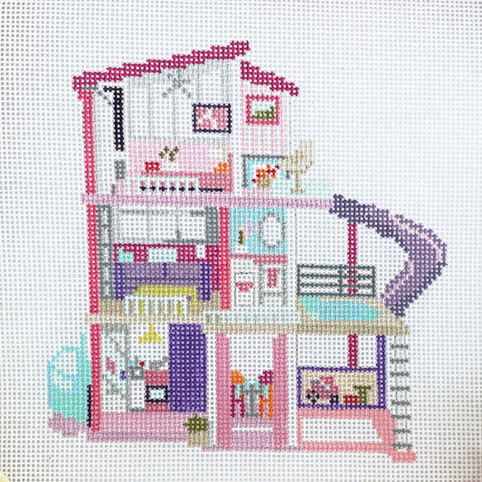 Rachel Barri Dream House Needlepoint Canvas