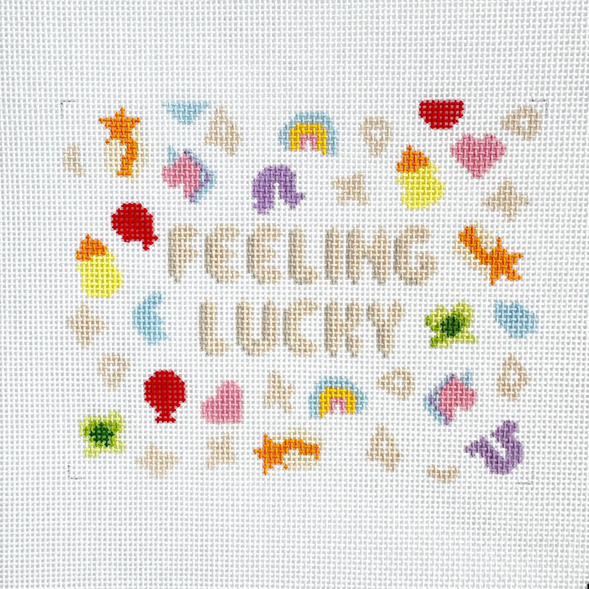 Rachel Barri Feeling Lucky Needlepoint Canvas