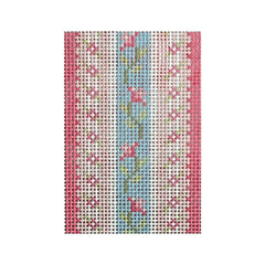 Rachel Barri Frilly Lilly Bag Tag Insert Needlepoint Canvas