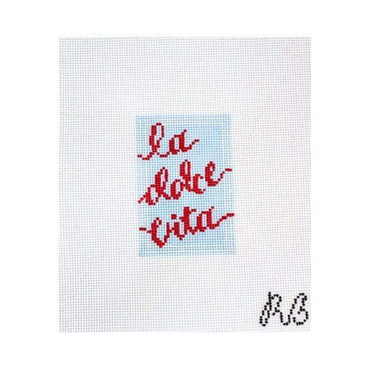 Rachel Barri La Dolce Vita Mini Needlepoint Canvas