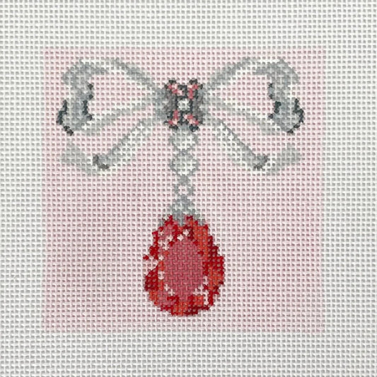 Rachel Barri Ruby Drop Needlepoint Canvas