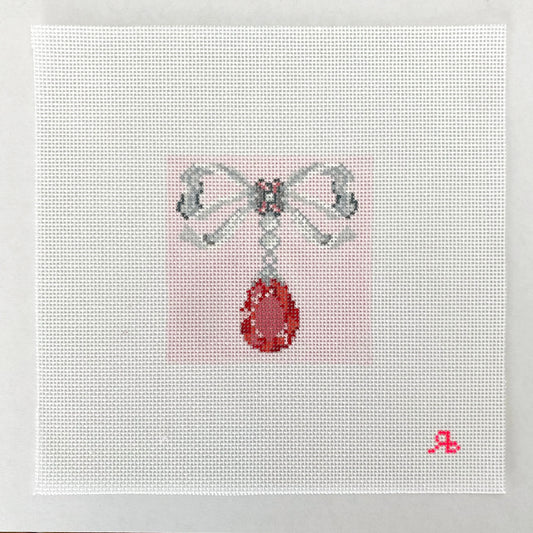 Rachel Barri Ruby Drop Needlepoint Canvas