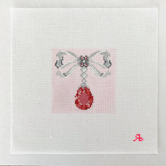 Rachel Barri Ruby Drop Needlepoint Canvas