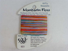 Rainbow Gallery Mandarin Floss - 924 Sunset