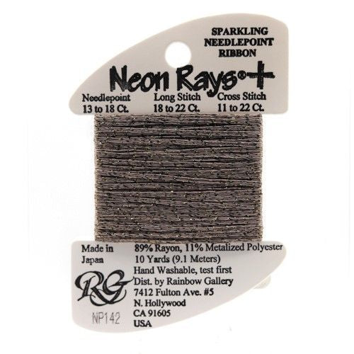 Rainbow Gallery Neon Rays Plus - 142 Elephant Gray