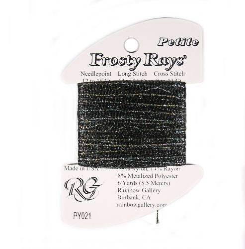 Rainbow Gallery Petite Frosty Rays - 021 Black Multi Gloss
