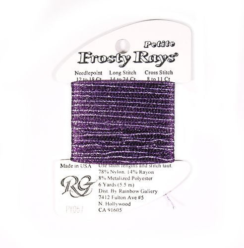 Rainbow Gallery Petite Frosty Rays - 057 Dark Purple Gloss