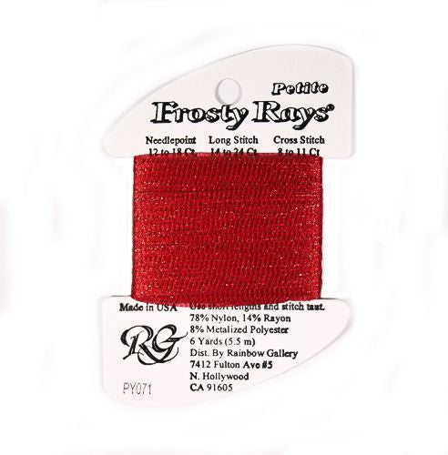 Rainbow Gallery Petite Frosty Rays - 071 Christmas Red Gloss