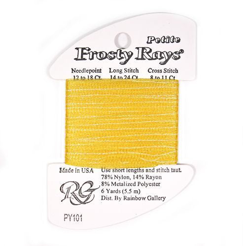 Rainbow Gallery Petite Frosty Rays - 101 Brite Yellow Pearl