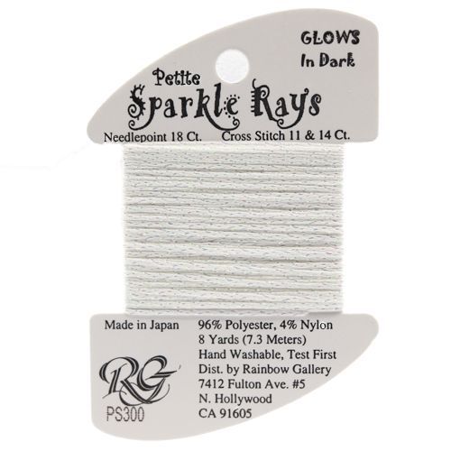 Rainbow Gallery Petite Sparkle Rays - 300 White Glow in the Dark