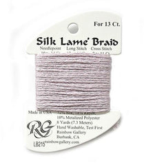 Rainbow Gallery Silk Lame Braid 18 - 215 Soft Amthyst