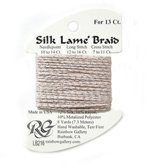 Rainbow Gallery Silk Lame Braid 18 - 216 Touch of Tan