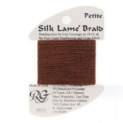 Rainbow Gallery Silk Lame Braid Petite - 210 Cappuccino