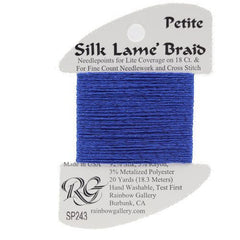 Rainbow Gallery Silk Lame Braid Petite - 243 Suddenly Sapphire