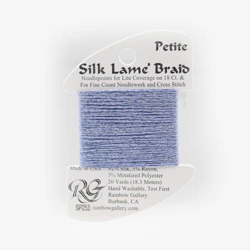 Rainbow Gallery Silk Lame Braid Petite - 253 Antique Periwinkle