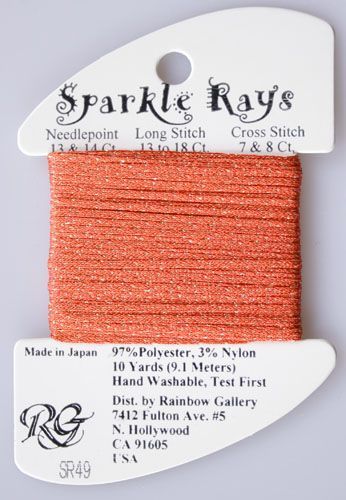 Rainbow Gallery Sparkle Rays - 49 Light Christmas Red