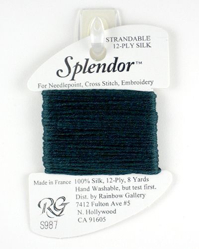 Rainbow Gallery Splendor - 0987 Very Dark Gray Green