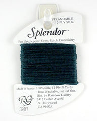 Rainbow Gallery Splendor - 0987 Very Dark Gray Green