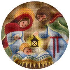 Rebecca Wood Designs Nativity Ornament Needlepoint Canvas