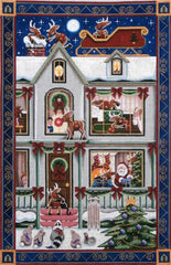 Rebecca Wood Designs On The Rooftop Needlepoint Canvas - 13M