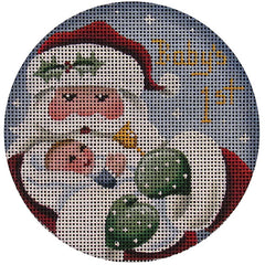 Rebecca Wood Designs Santa First Christmas Boy Needlepoint Canvas