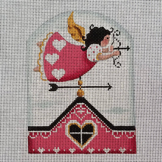 Rebecca Wood Designs Iris Ribbon Floral Clutch Needlepoint Canvas - 13M