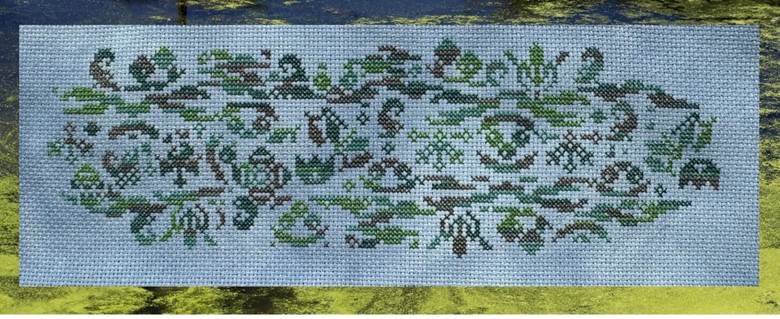 Rebel Stitcher Designs Reflections of Algae Cross Stitch Pattern