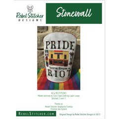 Rebel Stitcher Designs Stonewall Cross Stitch Pattern