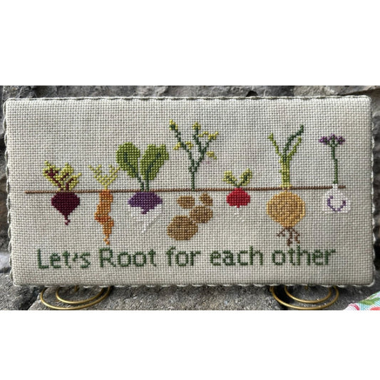 Rebel Stitcher Designs Let's Root Cross Stitch Pattern