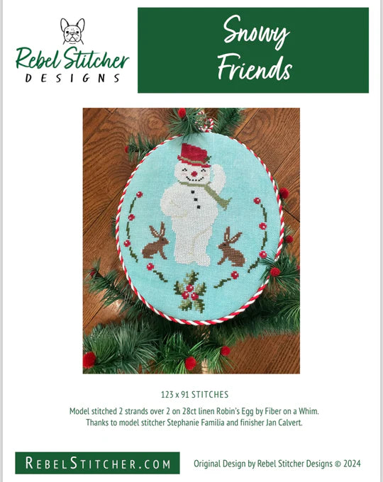 Rebel Stitcher Designs Snowy Friends Cross Stitch Pattern