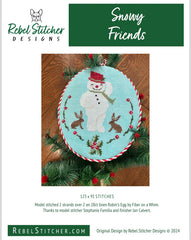 Rebel Stitcher Designs Snowy Friends Cross Stitch Pattern