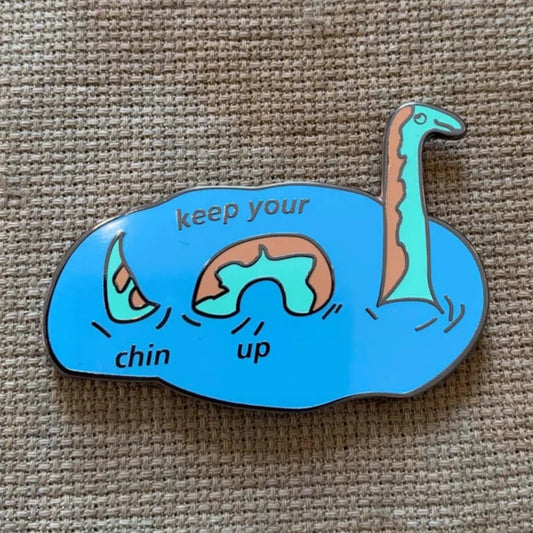 Rebel Stitcher Designs Keep Your Chin Up Loch Ness Needle Minder