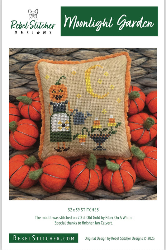 Rebel Stitcher Moonlit Garden Cross Stitch Pattern