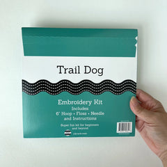 Rikrack Trail Dog Embroidery Kit