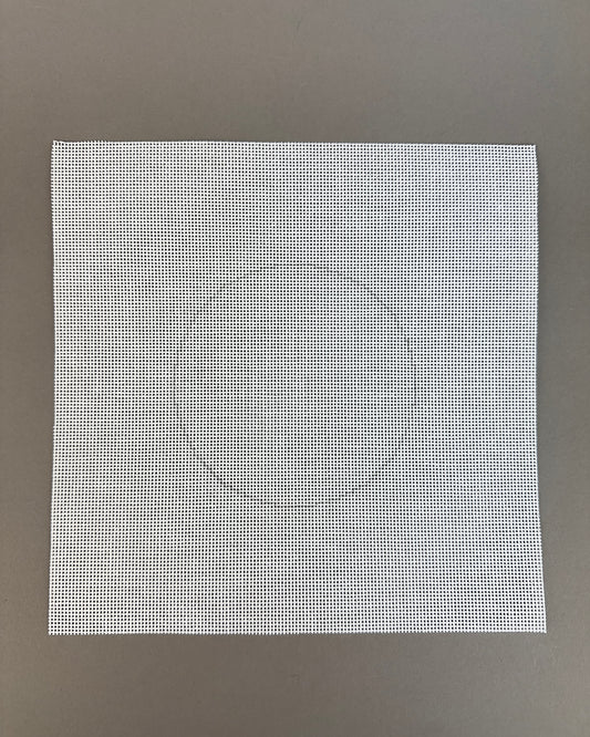 18 Mesh 4" Circle Blank Canvas