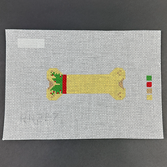 Rittenhouse Needlepoint Designs Small Holiday Dog Bone Needlepoint Canvas - 13M