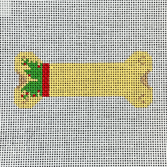 Rittenhouse Needlepoint Designs Small Holiday Dog Bone Needlepoint Canvas - 13M