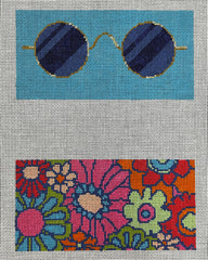 Rittenhouse Needlepoint John Two Sided Eyeglass Case Needlepoint Canvas