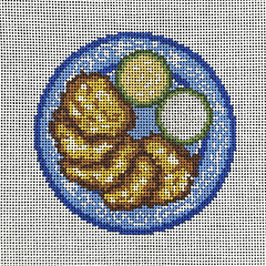 Rittenhouse Needlepoint Potato Latkes Needlepoint Canvas