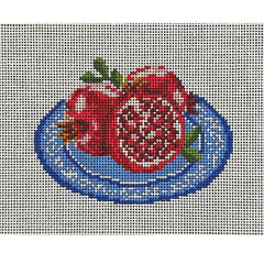 Rittenhouse Needlepoint Rosh Hashanah Pomegranates Needlepoint Canvas