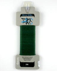 River Silks Ribbon 4mm - 296 Verdant Green