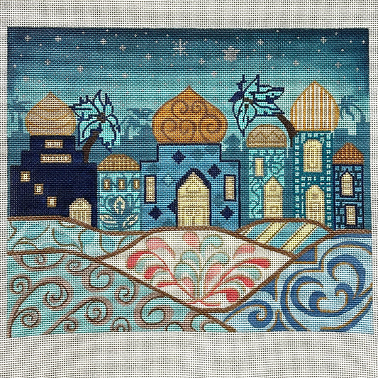 Robbyn's Nest Jerusalem Tallis Bag Needlepoint Canvas