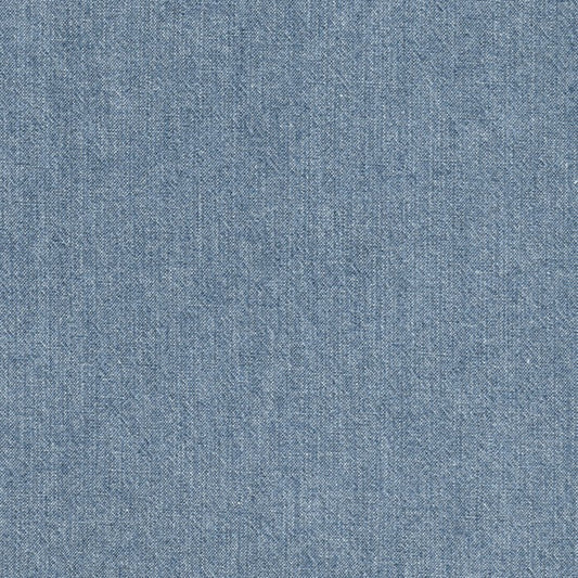 Finishing: Robert Kaufman Light Indigo Washed Chambray Fabric