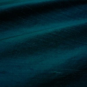 Finishing: Silk Dupioni - Atlantic Blue